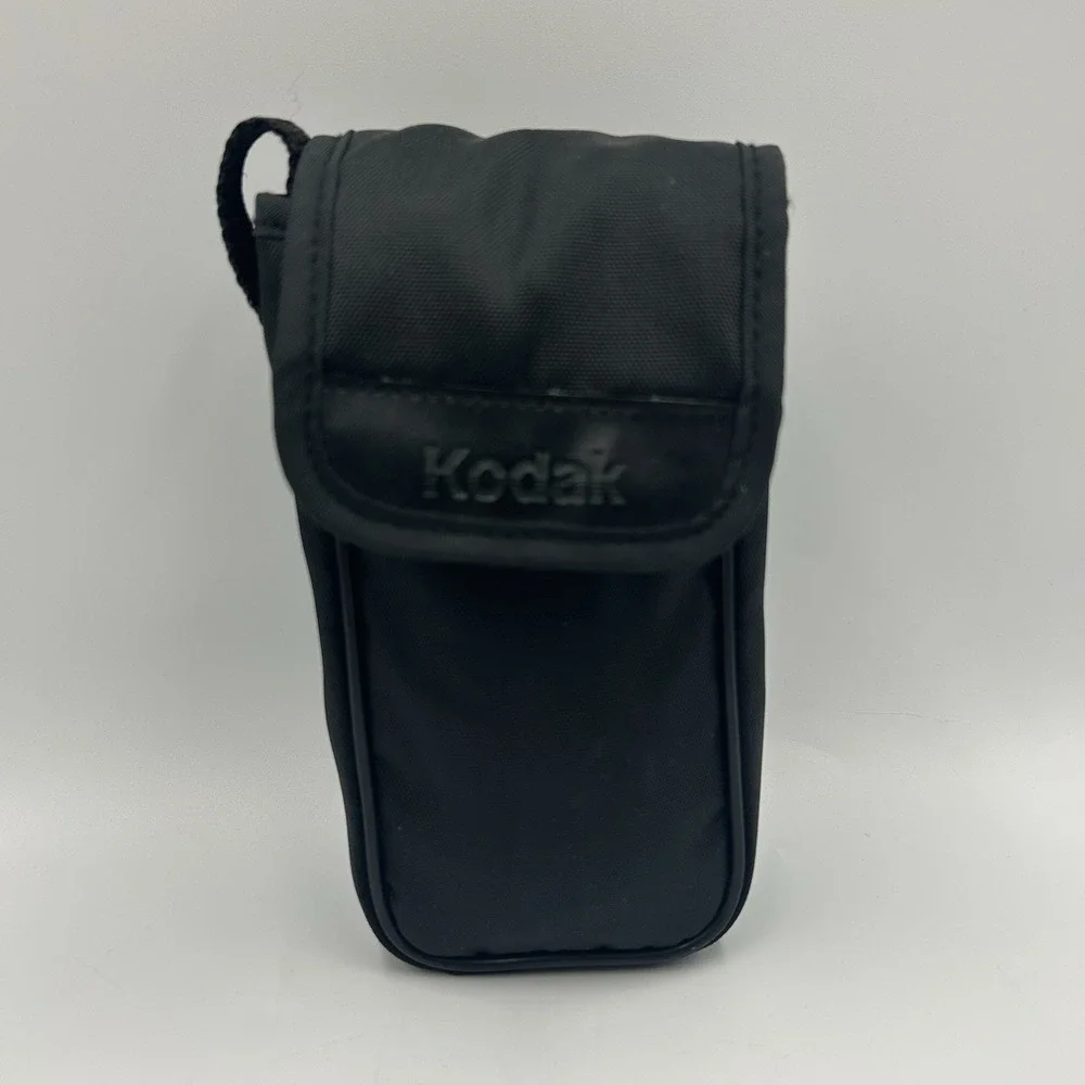 Vintage Kodak Black Camera Simple Compact Carrying Bag Pouch Loop Strap for Belt